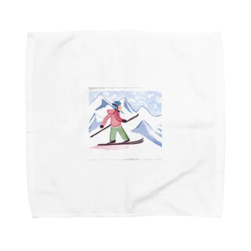 スキーがすき Towel Handkerchief