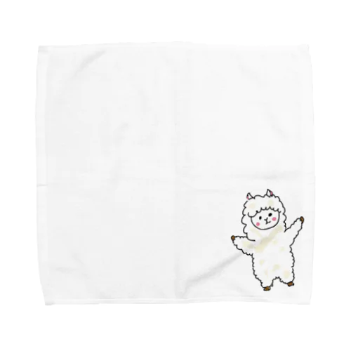 陽気なアルパカグッズ Towel Handkerchief