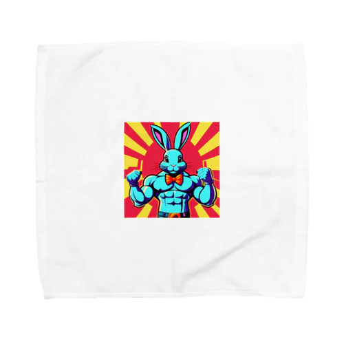 マッチョうさぎ🐰 Towel Handkerchief