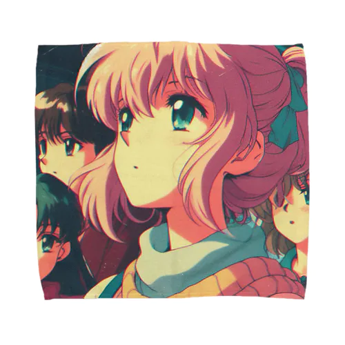 「OVA 地球最後の冬休み」| 90s J-Anime "OVA The Last Winter Vacation on Earth" Towel Handkerchief