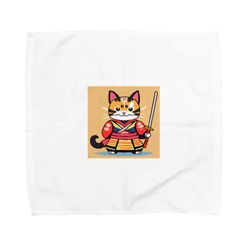 戦国武将猫 Towel Handkerchief