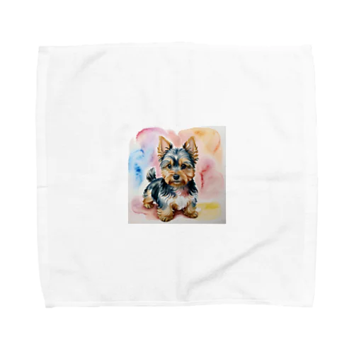 かわいいヨークシャテリアグッズ Towel Handkerchief