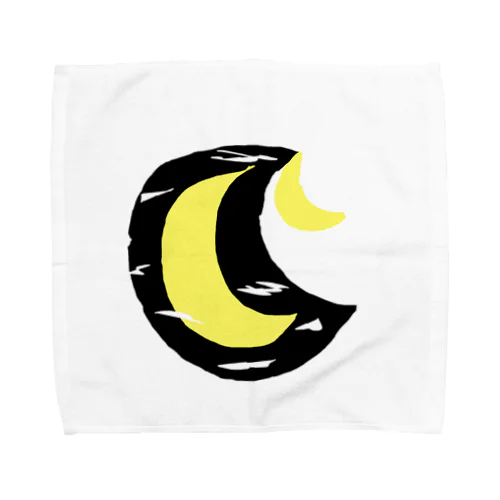 月。ときどきMOON。 Towel Handkerchief