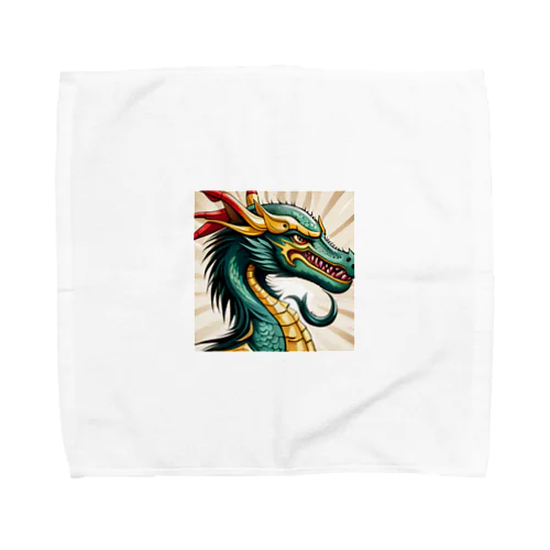 勇ましい龍 Towel Handkerchief