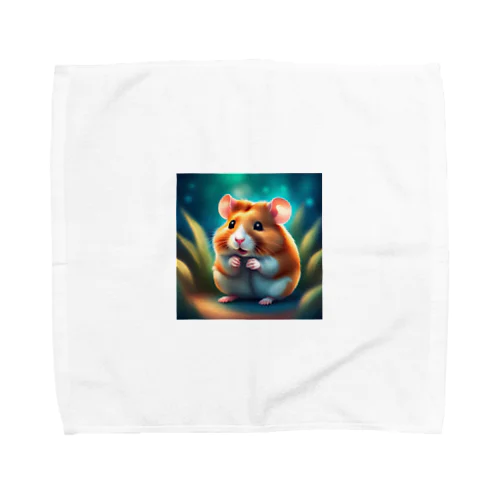 ハムスターのイラストグッズ Towel Handkerchief