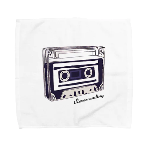 インディーズディストロ「Never-Ending MUSIC」グッズ Towel Handkerchief