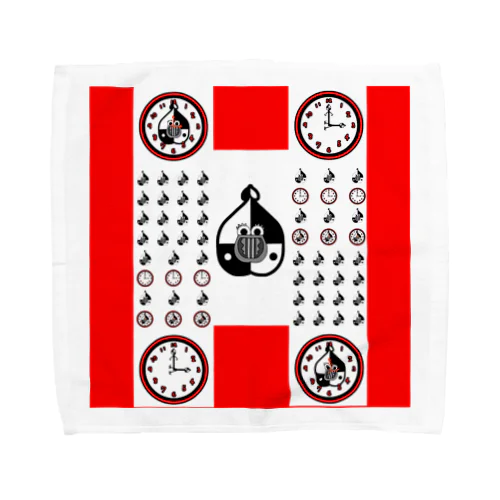 3時のおやつ指図時計 Towel Handkerchief