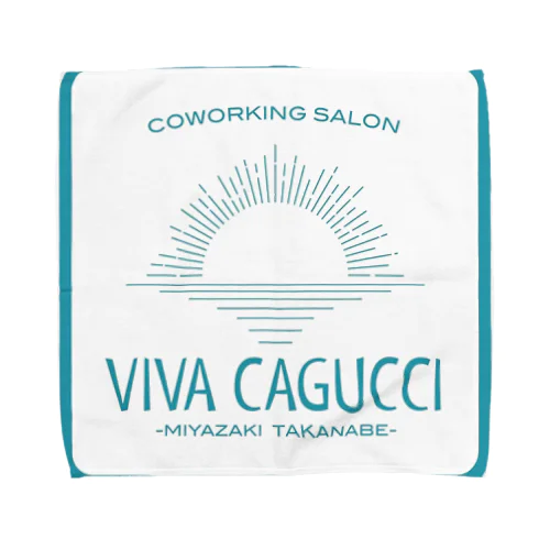 VIVA CAGUCCI  ロゴ タオルハンカチ