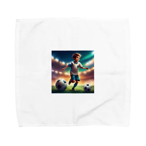 サッカー小僧 Towel Handkerchief