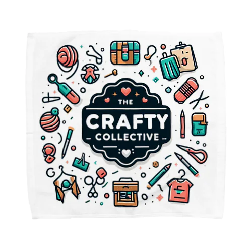 The Crafty Collective のロゴマーク Towel Handkerchief