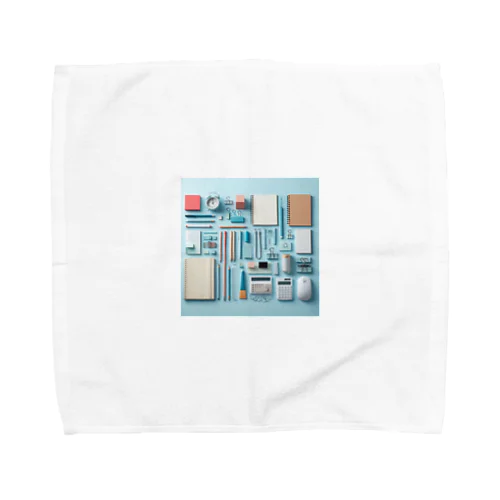 文房具大好き❤青色03 Towel Handkerchief