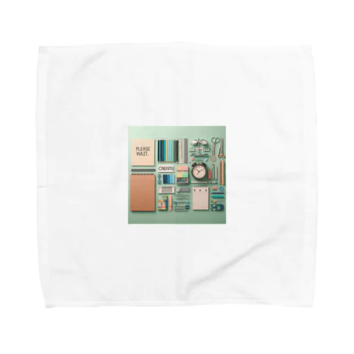 文房具大好き❤緑色01 Towel Handkerchief