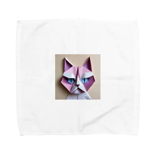 折り紙アニマル・ワシ猫ですねん！ タオルハンカチ