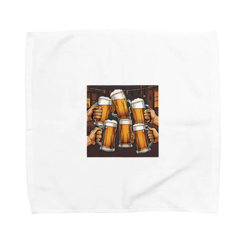 ビールで乾杯！ Towel Handkerchief