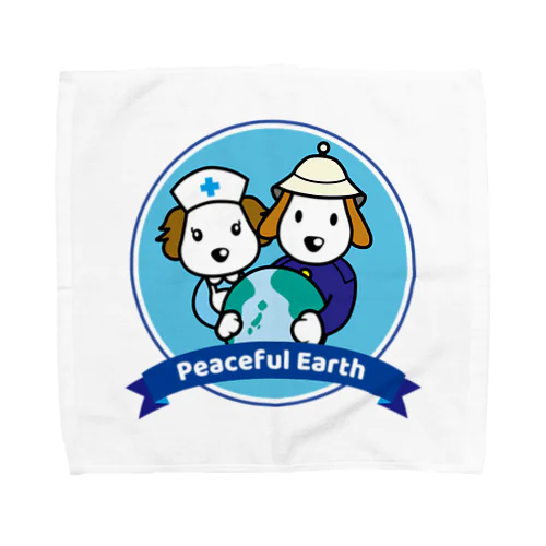 Peaceful Earth Towel Handkerchief