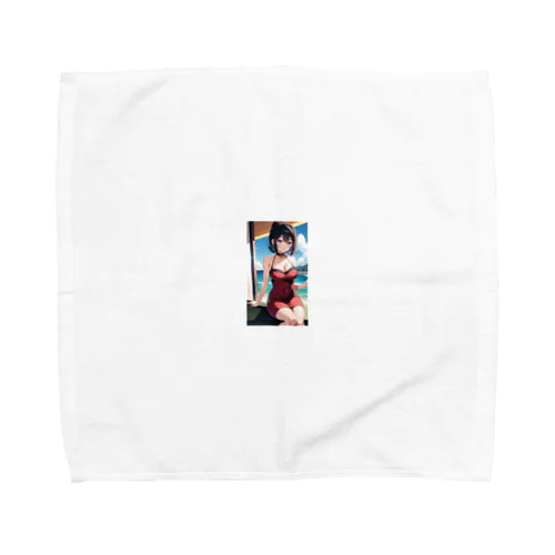 ちょっぴりセクシーな女の子 Towel Handkerchief