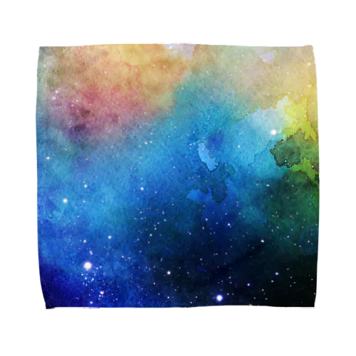 宇宙にとけこむ夜 Towel Handkerchief