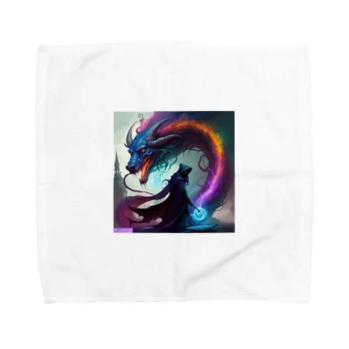 ドラゴンと魔法使い Towel Handkerchief