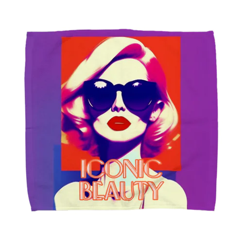 Iconic Beautyの女 Towel Handkerchief