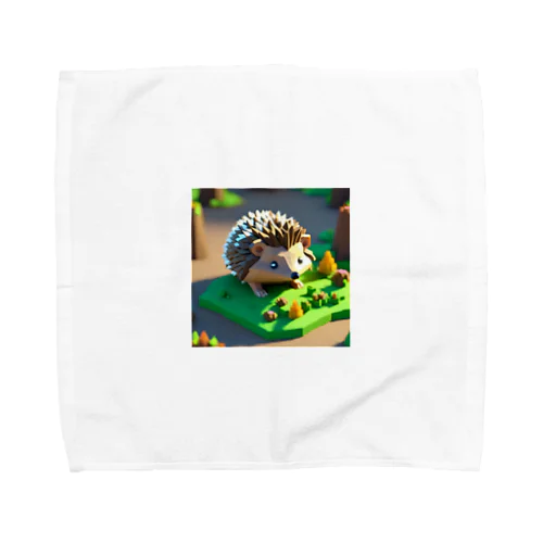 マイクラ的なハリネズミ Towel Handkerchief