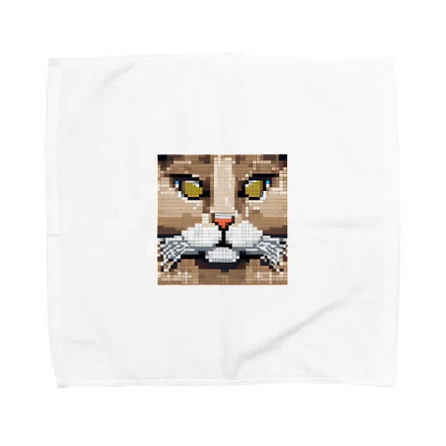 ドット絵のペルシャ猫 Towel Handkerchief