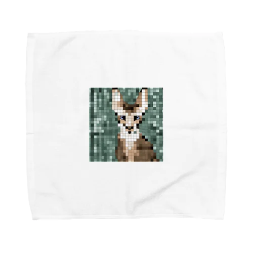 ドット絵のヒマラヤンキャット Towel Handkerchief