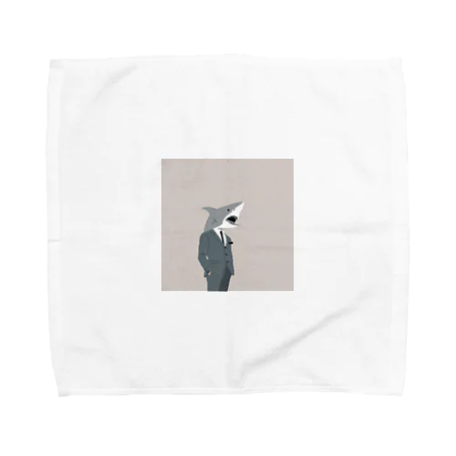 トップ営魚マンさめお Towel Handkerchief