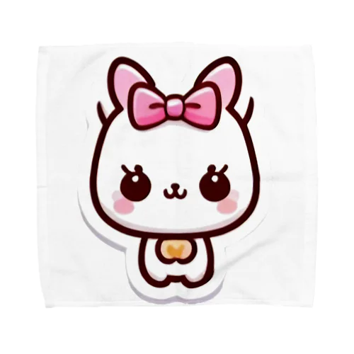 癒しの白猫グッズ～あなたの心にふれる白い天使～ Towel Handkerchief