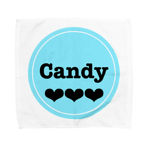 Candy BLACK Towel Handkerchief