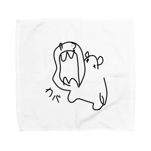 カバ Towel Handkerchief