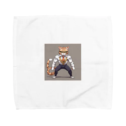 ネコサラリーマン Towel Handkerchief