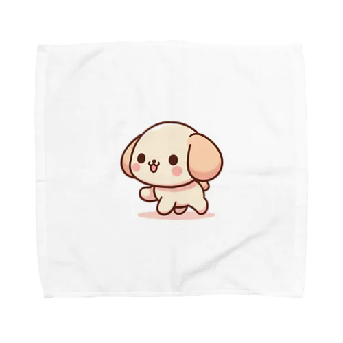 ゆる犬の、森谷さん Towel Handkerchief