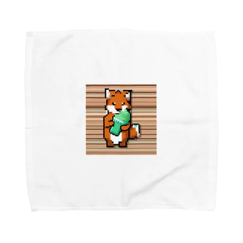 ミントアイス狐 Towel Handkerchief