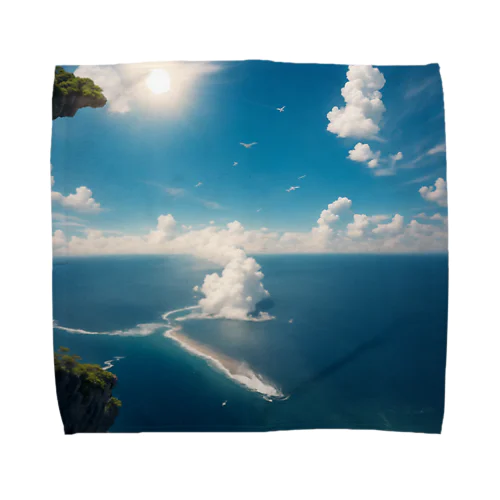 きれいな青空と海のグッズ Towel Handkerchief