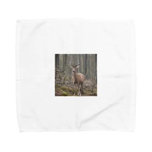 エゾシカ　Sika deer Towel Handkerchief