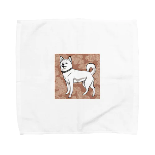 たそがれ＿北海道犬 Towel Handkerchief