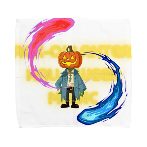 ジャック・オ・ランタンのハロウィンマジック Towel Handkerchief