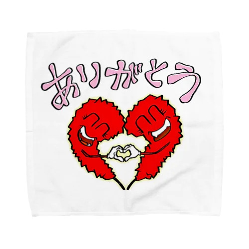 串カツの妖精クシニョロ（ありがとう） Towel Handkerchief