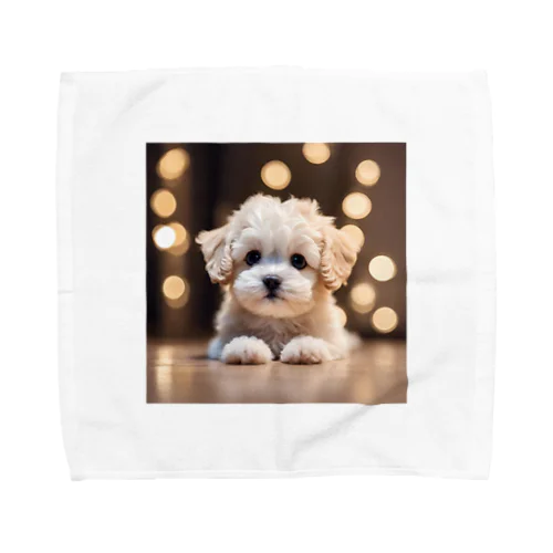 可愛い子犬 Towel Handkerchief