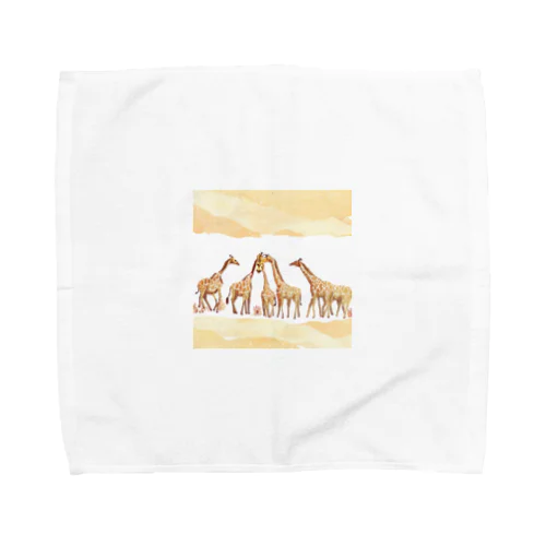 サバンナジラフ Towel Handkerchief