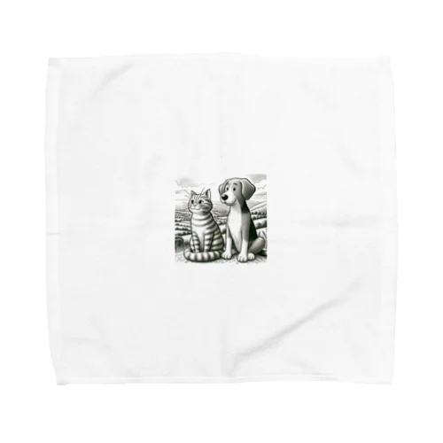 トムとリリー Towel Handkerchief