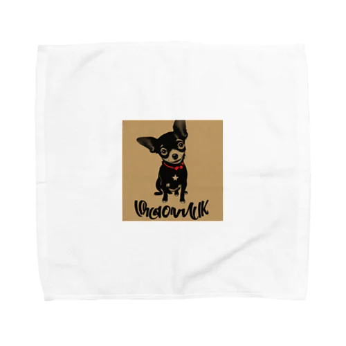 シンプルスタイルのチワワ Towel Handkerchief