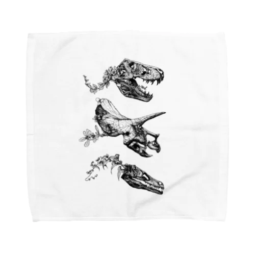 ティラノサウルス トリケラトプス ヴェロキラプトル Towel Handkerchief