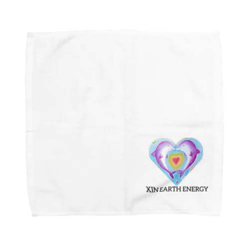 XIN地球ツインイルカLOVE♡ Towel Handkerchief