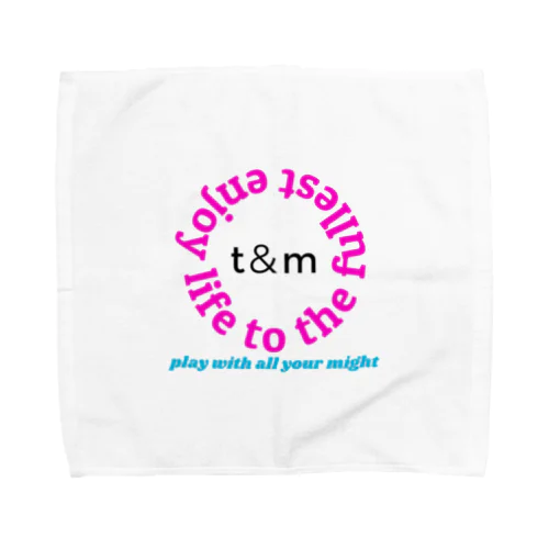 t&m enjoy life to the fullest Towel Handkerchief