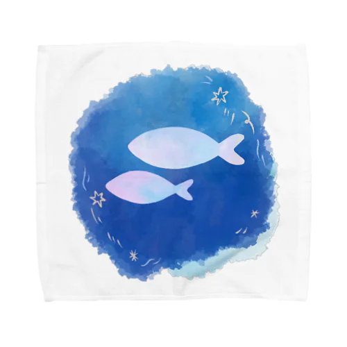 儚い魚 Towel Handkerchief