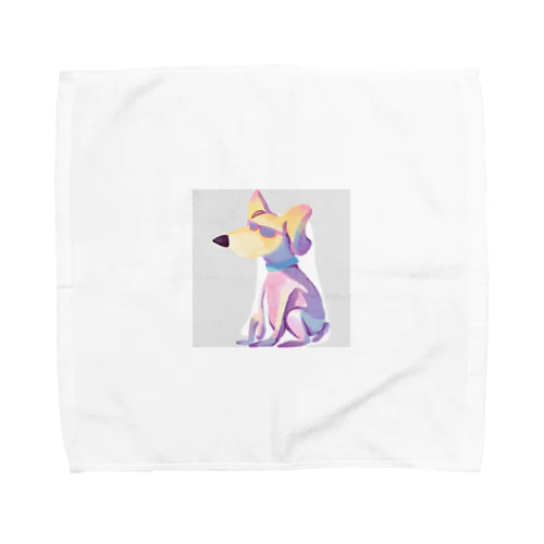 かっこいい犬のグッズ Towel Handkerchief