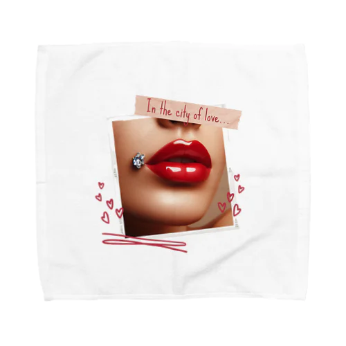 "Silk Lips" Towel Handkerchief