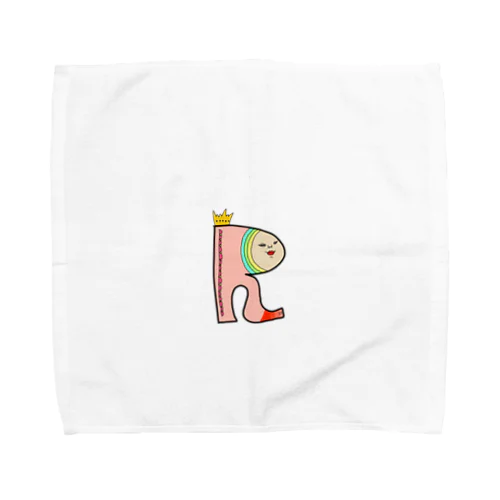 アルファベットシリーズ「R」 Towel Handkerchief