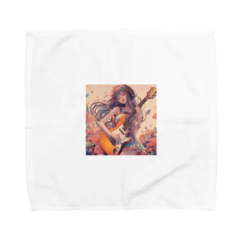 ギターと少女#2 Towel Handkerchief